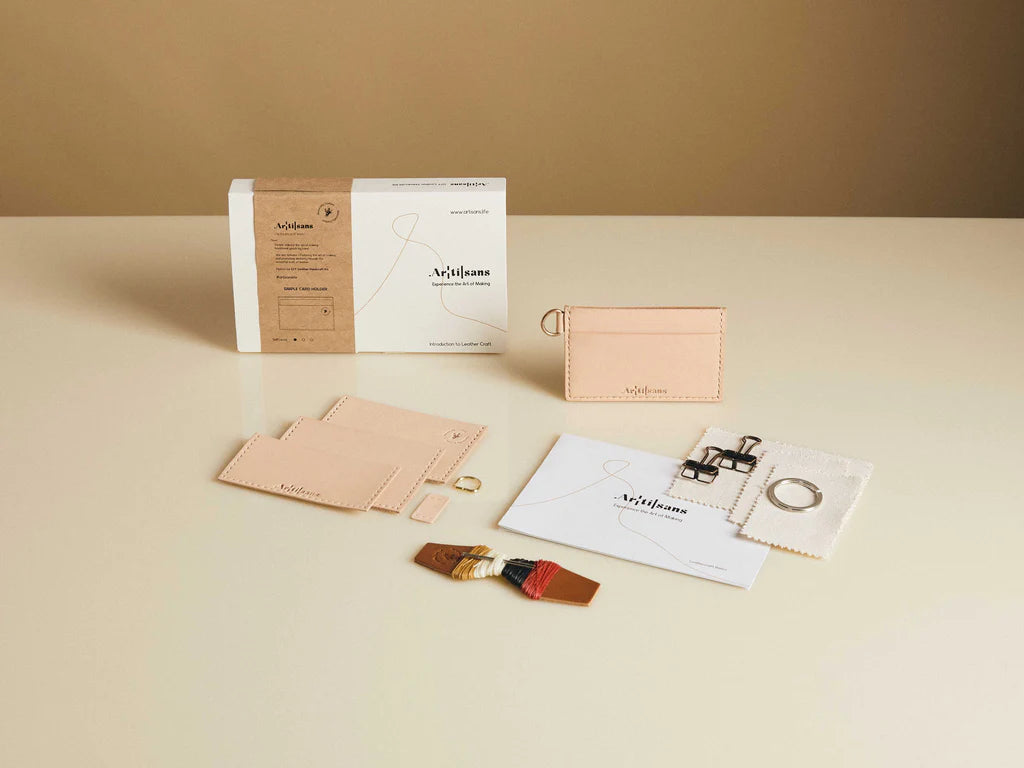 Porte-cartes en cuir - kit de bricolage