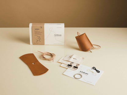 Leather key holder - craft kit