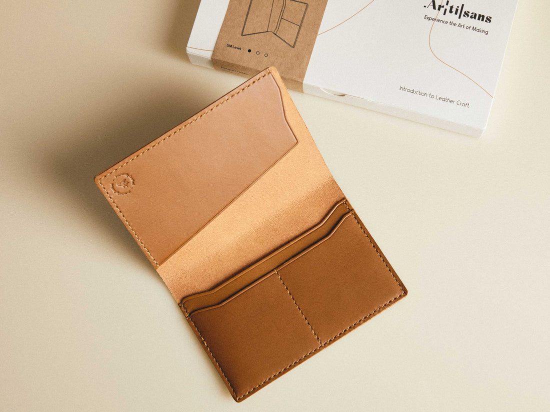 Leather Passport Case - Craft Kit