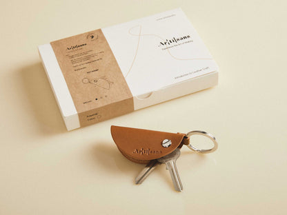 Premium Leather Key Case - Craft Kit