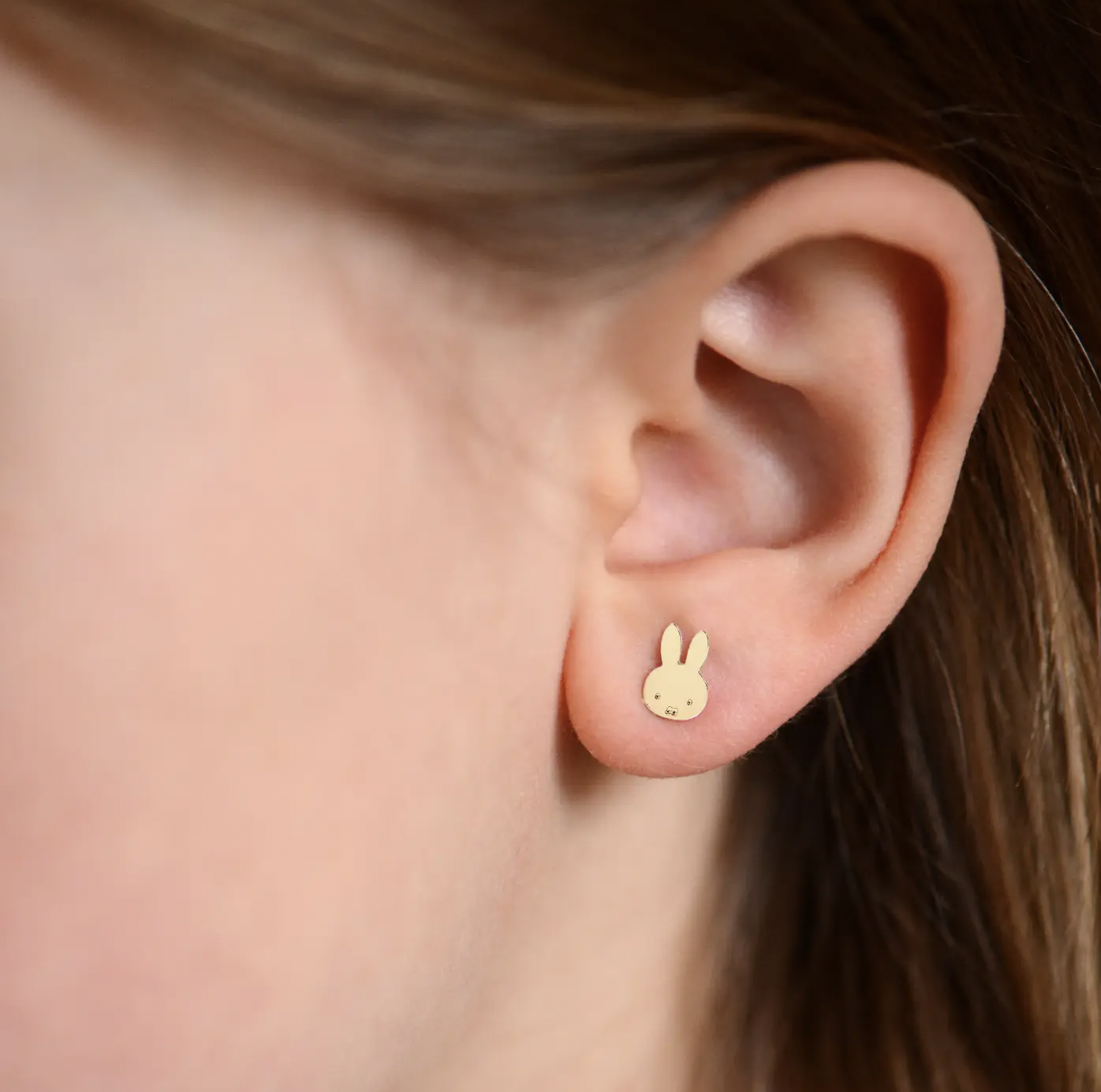 Miffy stud earrings