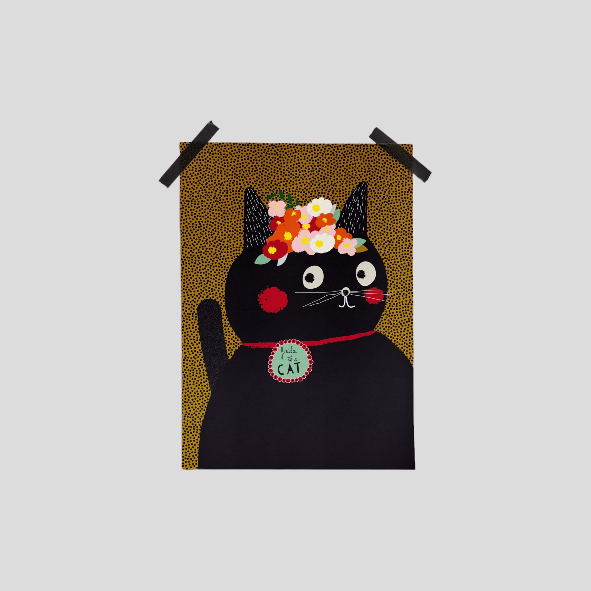 Carte postale Frida le chat