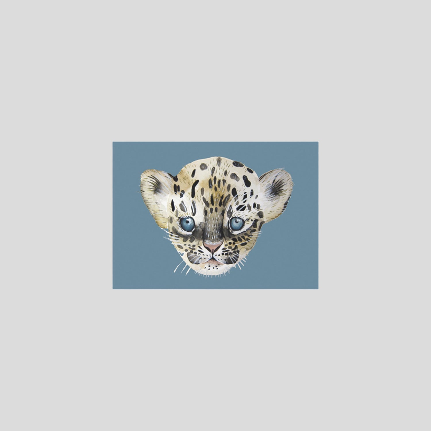 Postkarte Leopard